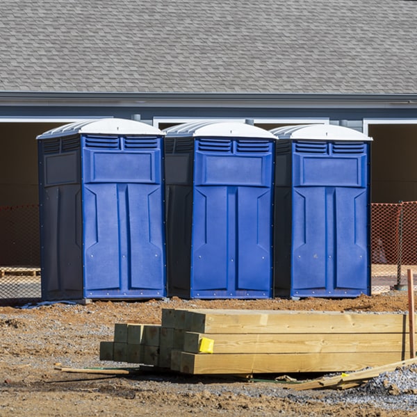 are there any restrictions on what items can be disposed of in the portable toilets in Woodson IL